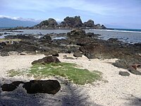Rocky islets in Diguisit Bay
