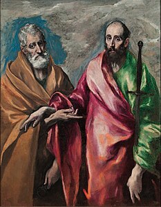 el Greco – Saint Peter and Saint Paul