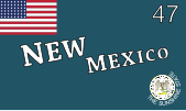 Flag of New Mexico (January 1, 1915 – March 14, 1925, unofficial)[21][22]