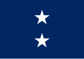 Flag of a Navy rear admiral