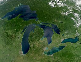 Five continent-sized lakes