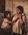 Oaxaca Indians painting by Felipe Santiago Gutiérrez