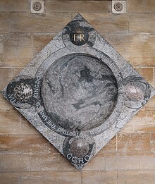 Memorial in the cloister of Westminster Abbey, London