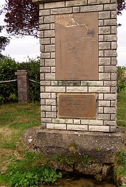 Monument at the source of the Meuse