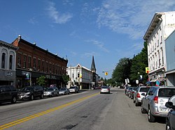 Main Street, looking west toward Lake Street (Pennsylvania Route 89)
