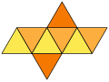 Netz eines Oktaeders