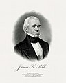 Image 15 James K. Polk Engraving: Bureau of Engraving and Printing; restoration: Andrew Shiva James K. Polk (1795–1849) was the 11th president of the United States, serving from 1845 to 1849. He previously served as the 13th speaker of the House of Representatives and as governor of Tennessee. A protege of Andrew Jackson, Polk was a member of the Democratic Party and an advocate of Jacksonian democracy and manifest destiny. During his presidency, the United States expanded significantly with the annexation of Texas, the Oregon Treaty, and the conclusion of the Mexican–American War. More selected pictures