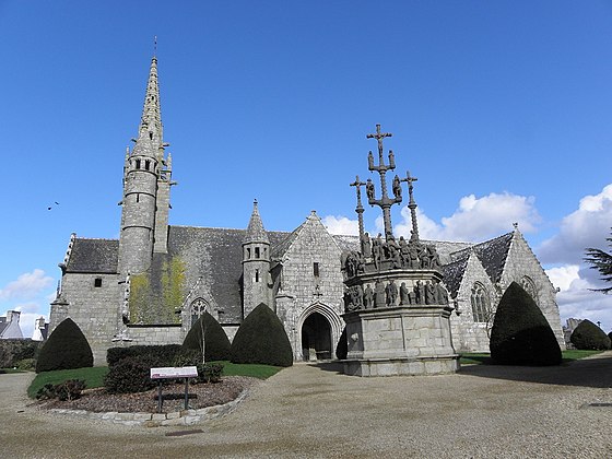 View of church and calvary