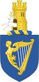 Arms of the Kingdom of Ireland (with crest)
