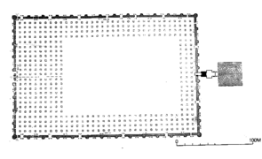 Building plan of the mosque