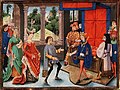 St Hubert of Liège offers his services to Pepin of Heristal, made in 1463 for Philip the Good Duke of Burgundy