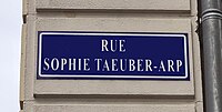 Rue Sophie Taeuber-Arp, Strassburg