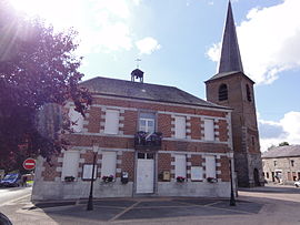 The town hall in Taisnières-en-Thiérache