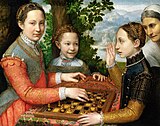 The Game of Chess, Sofonisba Anguissola, 1555