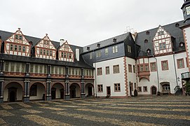 Northeast corner of the Renaissance courtyard