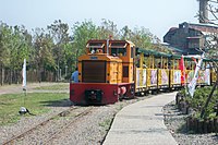 Zuckerbahn mit alter DIEMA-Lokomotive