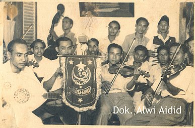 Arab-Indonesian musicians in Jakarta, 1949