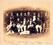 1888 Australian team in England, captained by Percy McDonnell