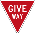 Old version of Give Way (1964-1974)
