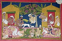 Bhang eaters from India c. 1790. Bhang is an edible preparation of cannabis native to the Indian subcontinent. It has been used in food and drink as early as 1000 BCE by Hindus in ancient India.[74]