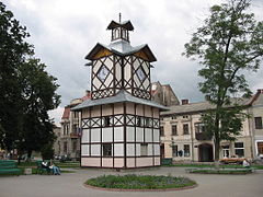 Clock tower at the market square