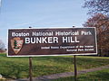Boston National Historical Park sign