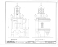 Architectural drawings of the Lighthouse produced in the HABS San Juan, Puerto Rico field office