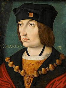 Contemporary painting of Charles VIII of France