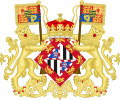 Coat of arms of Princess Victoria Eugenie of Battenberg (before 1906)