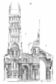 Aufriss der Kathedrale