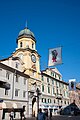 Banners celebrating the feast of St. Vitus in Rijeka, Croatia