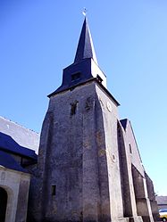 The church of Saint Martin of Tours, in Marcé