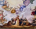 Portion of The Apotheosis of Washington, a fresco mural suspended above the rotunda of the United States Capitol Building