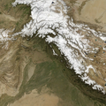 Image 4The snow-covered Himalayas (from Punjab)