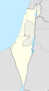 Map showing the location of Eshkol National Park