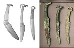 Karasuk blades vs Shang dynasty Yinxu blades.[34][11]