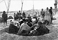 Prisoner camp near Tundzha River during cholera epidemic