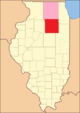 Das LaSalle County von seiner Gründung im Jahr 1831 bis 1836