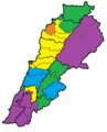 Listing the largest community in the Lebanese electorate, per qada and/or "minor district".   Sunni   Shia   Druze   Maronite   Greek Orthodox   Armenian Orthodox