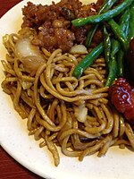American-style lo mein