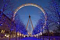 London Eye in the twilight at London Eye, by Diliff