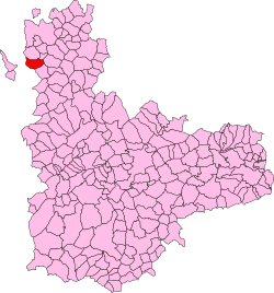 Location of Valdunquillo