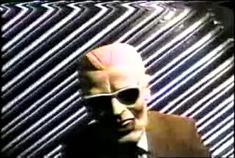 Still image taken from the "Max Headroom Incident", 1987 (Chicago, USA)