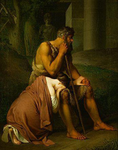 Oedipe et Antigone by Johann Peter Krafft, 1809