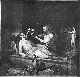 Medea rejuvenates Aeson by Giuseppe Asioli (1811)