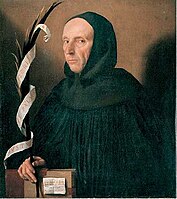 Posthumous portrait of Girolamo Savonarola 1524