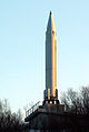 Monument to the R-13 missile