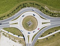 Roundabout in Straßwalchen, Austria