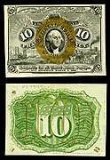 US-Fractional (2nd Issue)-$0.10-Fr.1246