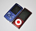 Image 27The rise of MP3 players, downloadable music, and cellular ringtones in the mid-2000s ended the decade-long dominance that the CD held up to that point. (from Modern era)